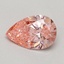0.52 Ct. Fancy Vivid Pink Pear Lab Grown Diamond