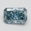 1.64 Ct. Fancy Vivid Blue Radiant Lab Grown Diamond