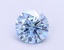 1.11 Ct. Fancy Vivid  Blue Round Lab Grown Diamond