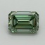 1.50 Ct. Fancy Vivid Green Emerald Lab Grown Diamond
