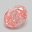 1.23 Ct. Fancy Vivid  Pink Oval Lab Grown Diamond