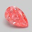 1.04 Ct. Fancy Vivid Pink Pear Lab Grown Diamond