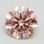 1.70 Ct. Fancy Intense Pink Round Lab Grown Diamond
