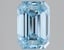 2.03 Ct. Fancy Vivid Blue Emerald Lab Grown Diamond