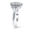 The Amare Ring, smalltop view on a hand