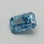 0.74 Ct. Fancy Vivid Blue Radiant Lab Grown Diamond