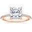 14K Rose Gold Luxe Dawn Diamond Ring, smalltop view
