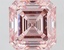 3.47 Ct. Fancy Intense  Pink Asscher Lab Grown Diamond