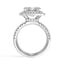 Radiant Diamond Double Halo Ring, smallview