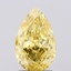 1.88 Ct. Fancy Vivid Yellow Pear Lab Grown Diamond