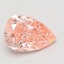 1.53 Ct. Fancy Vivid Pink Pear Lab Grown Diamond