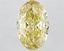 7.56 Ct. Fancy Intense Yellow Oval Lab Grown Diamond