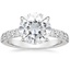 18K White Gold Anthology Half-Coverage Diamond Ring (1/2 ct. tw.), smalltop view