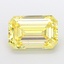 5.04 Ct. Fancy Intense  Yellow Emerald Lab Grown Diamond