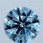 1.96 Ct. Fancy Vivid Blue Round Lab Grown Diamond