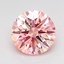 1.09 Ct. Fancy Intense Pink Round Lab Grown Diamond