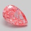 3.10 Ct. Fancy Vivid Pink Pear Lab Grown Diamond