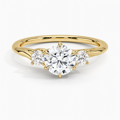 Three Stone Engagement Ring