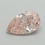 0.67 Ct. Fancy Intense Pink Pear Lab Grown Diamond