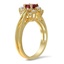 The Sherah Ring, smalltop view on a hand