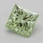 0.98 Ct. Fancy Intense  Green Princess Lab Grown Diamond