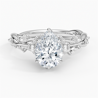 Secret Garden with 1.5ct Pear Certified Lab Diamond