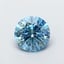 1.76 Ct. Fancy Vivid  Blue Round Lab Grown Diamond
