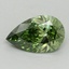 1.12 Ct. Fancy Vivid Green Pear Lab Grown Diamond