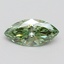1.01 Ct. Fancy Vivid Green Marquise Lab Grown Diamond