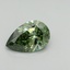 3.02 Ct. Fancy Vivid Green Pear Lab Grown Diamond