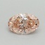 0.50 Ct. Fancy Intense Pink Oval Lab Grown Diamond