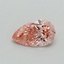 0.37 Ct. Fancy Vivid Pink Pear Lab Grown Diamond