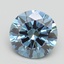 2.50 Ct. Fancy Vivid Blue Round Lab Grown Diamond