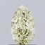 0.93 Ct. Fancy Yellow Pear Lab Grown Diamond