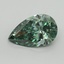 2.99 Ct. Fancy Vivid Pacific Green Pear Lab Grown Diamond
