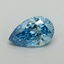 1.08 Ct. Fancy Vivid Blue Pear Lab Grown Diamond