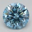 2.50 Ct. Fancy Vivid Blue Round Lab Grown Diamond