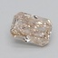 0.52 Ct. Very Light  Brown Radiant Lab Grown Diamond