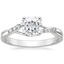 18K White Gold Chamise Diamond Ring (1/15 ct. tw.), smalltop view