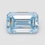 1.82 Ct. Fancy Vivid Blue Emerald Lab Grown Diamond