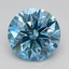 1.71 Ct. Fancy Vivid Blue Round Lab Grown Diamond