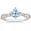 18K White Gold Luxe Willow Diamond Ring (1/4 ct. tw.), smalltop view
