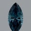 0.32 Ct. Fancy Vivid Blue Marquise Lab Grown Diamond