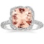 18K White Gold Nova Halo Diamond Ring (1/2 ct. tw.), smalltop view
