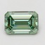 4.10 Ct. Fancy Vivid Green Emerald Lab Grown Diamond