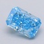 1.04 Ct. Fancy Vivid  Blue Radiant Lab Grown Diamond