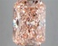 7.37 Ct. Fancy Vivid Pink Radiant Lab Grown Diamond