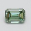 1.01 Ct. Fancy Vivid Pacific Green Emerald Lab Grown Diamond