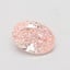 0.52 Ct. Fancy Vivid Pink Oval Lab Grown Diamond