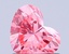 0.85 Ct. Fancy Vivid Pink Heart Lab Grown Diamond